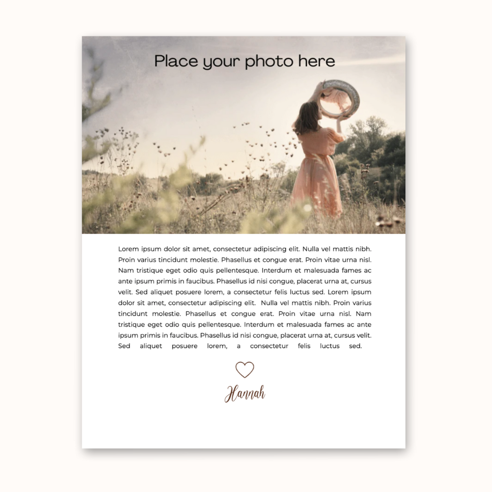 About me - US Letter
