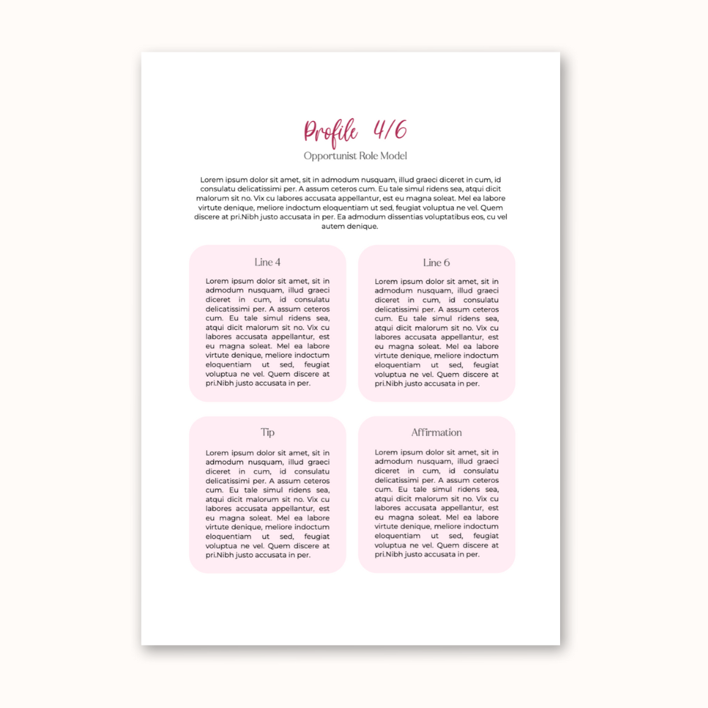 Profile Page - A4